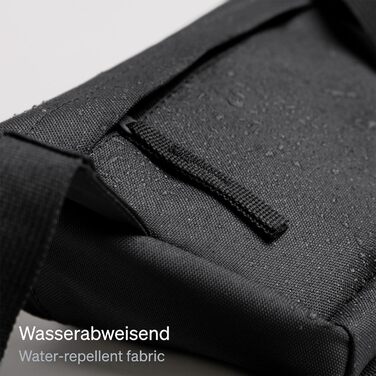 GOT BAG поясна сумка Hip Bag 2.0 з переробленого пластику Ocean Impact | Водовідштовхуюча поясна сумка | Стильна сумка через плече з регульованим ремінцем (Чорний)