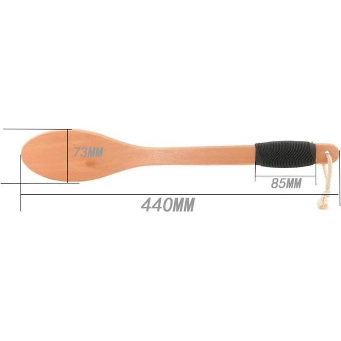 17.3-inch Horsetail Hair Bath Body Brushes for Women Wooden Bath Brushes with Long Handle Back Scrubber for the Shower for Men Shower Brushes
