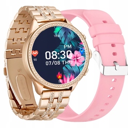 Смарт-годинник Smart-Trend з цирконіями, рожевий