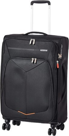Валіза American Tourister Summerfunk, синя, 79 см, 119 л, розширювана, на 4 колесах, поліестер