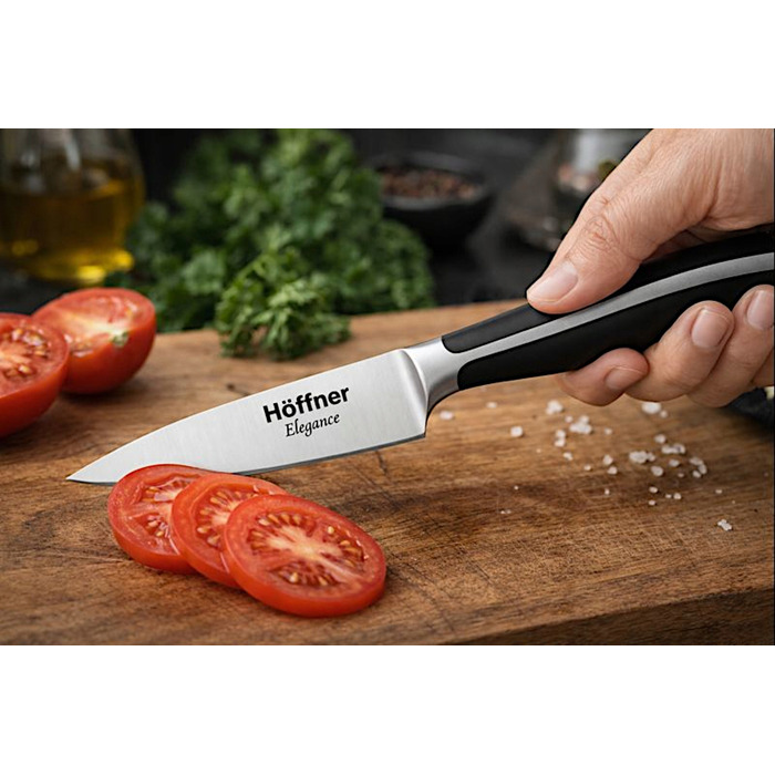 Набір кухонних ножів Hoffner, 5 предметів у підставці