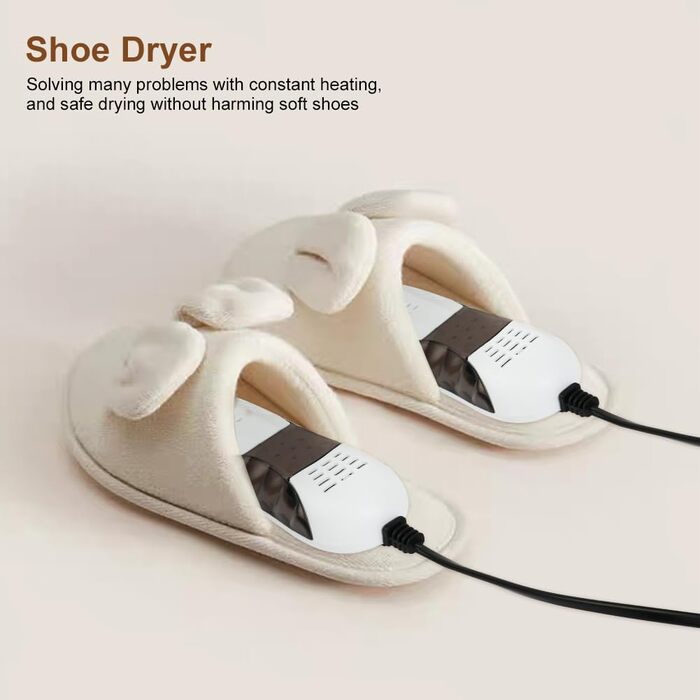 Електричний сушильник для взуття Flintronic - сушильник для черевиків, рукавиць, шкарпеток (білий)