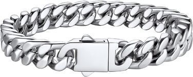 Чоловіча ланцюжок Panzerkette Miami з нержавіючої сталі Bestyle, 21 см, 9 мм | з подарунковою коробкою