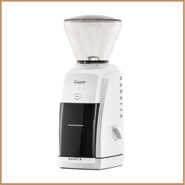 Кавомолка Baratza Encore 230V - електрична кавомолка з конічним жорном, 40 ступенів помолу, аксесуари для бариста, біла