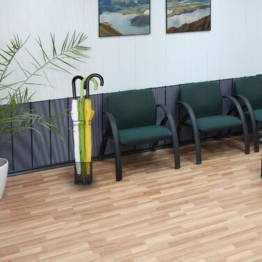 Підставка для парасоль під Relaxdays, металева, чорна, 52,5 x 13,5 x 13,5 см