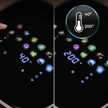 Аерофритюрниця Cecotec Cecofry Duoheat 6500 з грилем 6.5л, 2200 Вт, чорна