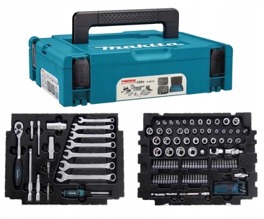 Набір ручних інструментів Makita E-08713 у кейсі Makpac, 120 предметів