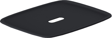 Кошик для білизни з кришкою, 60 л, перфорований, компактний, для ванної кімнати