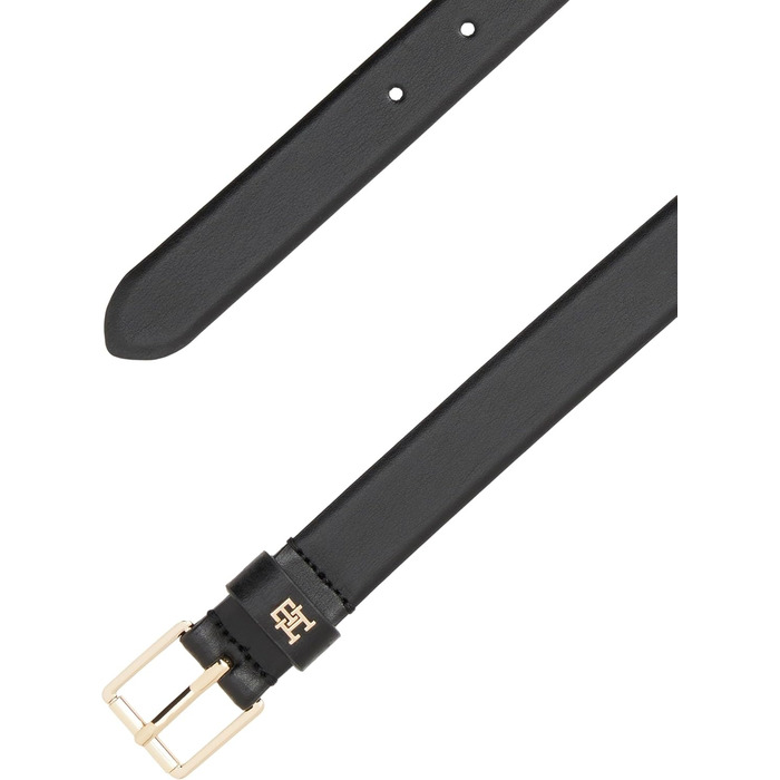 Ремінь жіночий Tommy Hilfiger Th Square 2.5 Go чорний (1 шт.) - регульований шкіряний ремінь