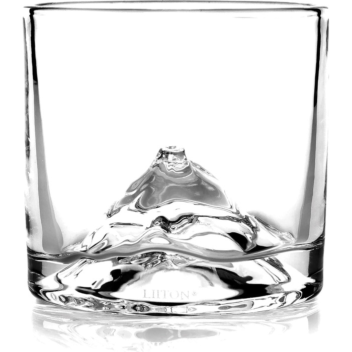 Набір склянок для віскі LIITON Grand Canyon (2 шт.) з кришталевого скла, Tumbler, подарунок для чоловіків, коктейлі, джин, бурбон, ром