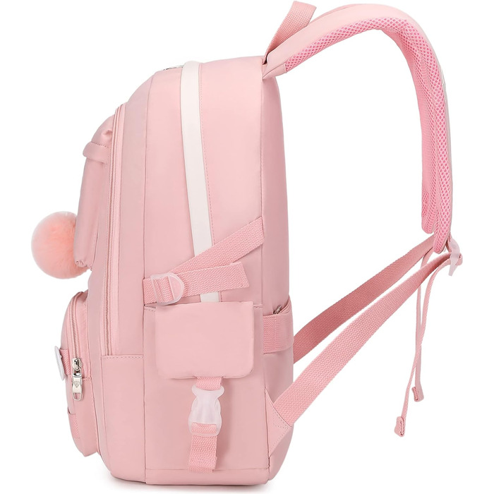 Рюкзак для дівчат Hey Yoo: стильний рюкзак для школи, коледжу, середньої та старшої школи. Рожевий колір.