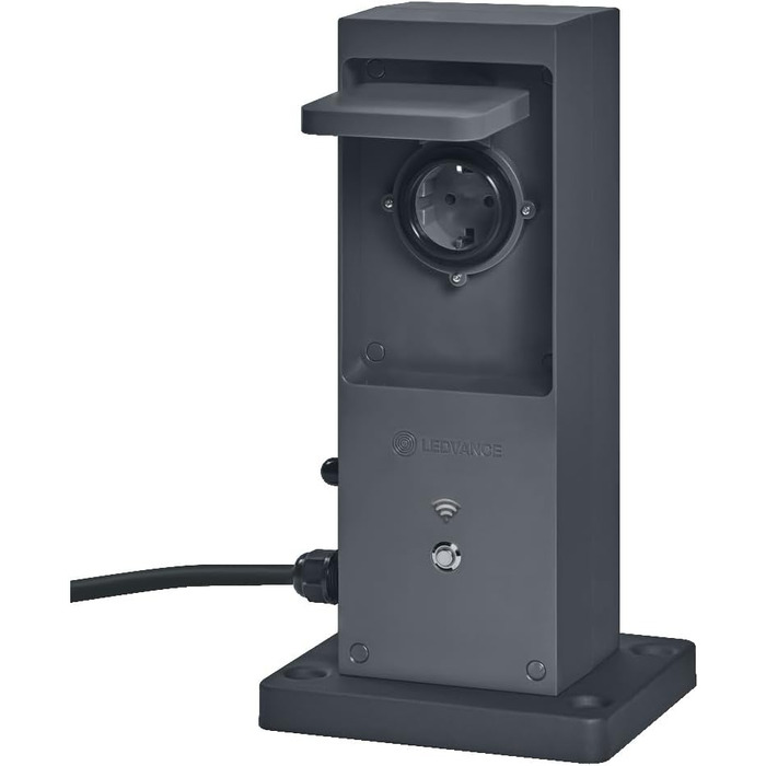 LEDVANCE Smart Plug - Розумна мережева розетка з трьома роз'ємами та USB, WiFi-повторювач, для вулиці, керування через додаток, Alexa, Google