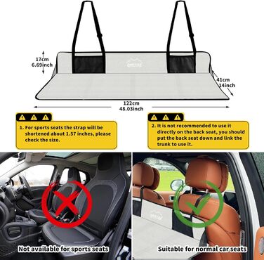 Автоматизована повітряна матрац для авто SUV на 2 особи, для кемпінгу та подорожей, самонадувна, з насосом та подушками, 183*13*7 см, чорний/сірий
