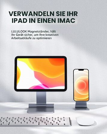 Магнітна підставка LULULOOK для iPad mini 7 (A17 Pro) 2024 та iPad mini 6 (8.3