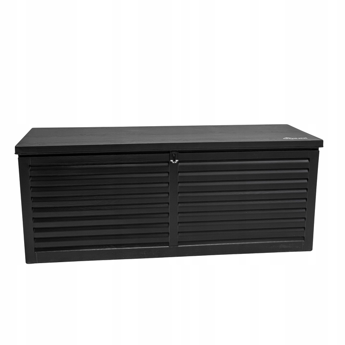 Садова скриня GRINDI IN THE GARDEN, пластик, 390 л, чорна