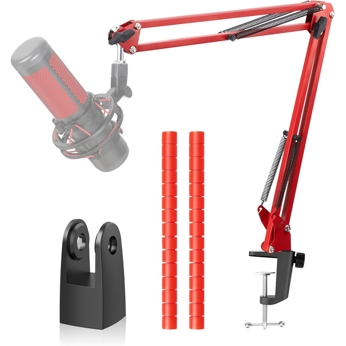 Кріплення для мікрофона HyperX QuadCast/ProCast червоне від YOUSHARES, професійний штатив-кріплення для мікрофонів