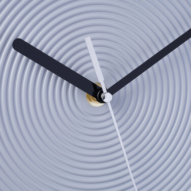 Relaxdays Gray Wall Clock without Numbers