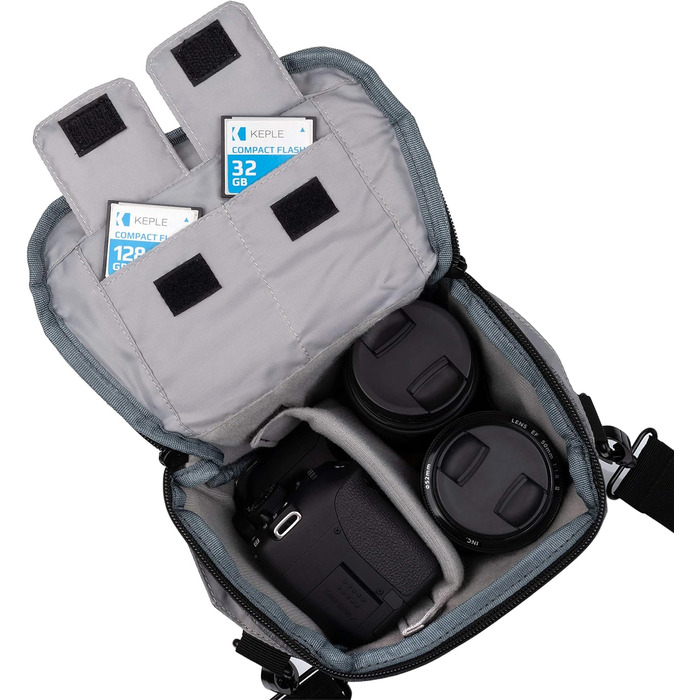 Сумка для камери DSLR/SLR сумісна з Canon EOS 5D IV, 6D, 7D, 70D, 77D, 80D, 750D, 800D, 850D, 1300D, 2000D, 4000D, M6, M50, M100, M200, R, R5, R6, RP, G7X Mark II, III