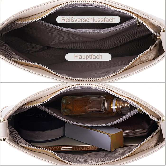 Сумка жіноча TIAASTAP Hobo бежева: маленька сумка через плече, стильна PU шкіра, Y2K, для дівчат-підлітків