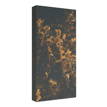 Акустична панель Addictive Sound зі звукопоглинаючим графічним принтом, звукоізоляційний absorber для стін (100x50x11 см), колір Gold_1