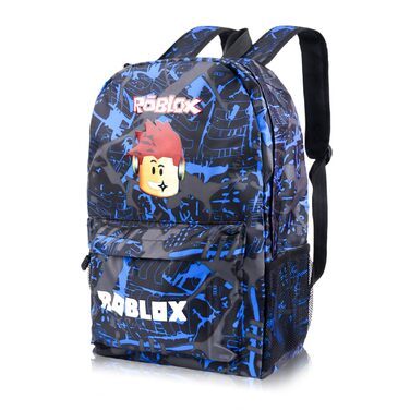 Дитячий рюкзак YumCute Ro-blx з друком, велика місткість, для школи та подорожей, для дітей 10 років, з мультфільмом