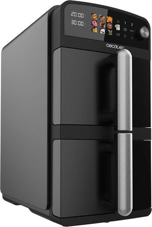 Фритюрниця Cecotec Cecofry DuoLevel 10.000, 10 л, 2400 Вт, сенсорне управління, 6 програм, контейнер 5 л
