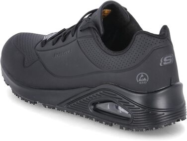 Черевики Skechers UNO SR для жінок, робочі кросівки, чорний, синтетика, розмір 39 EU