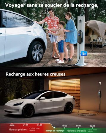 Raylix 2026 Neu 11kW Wallbox для електромобіля Typ 2 з кабелем 8-16A (3 фази), лічильником електроенергії, регулюванням струму та відтермінованим заряджанням + кабель CEE 16A - Typ 2 (5м)
