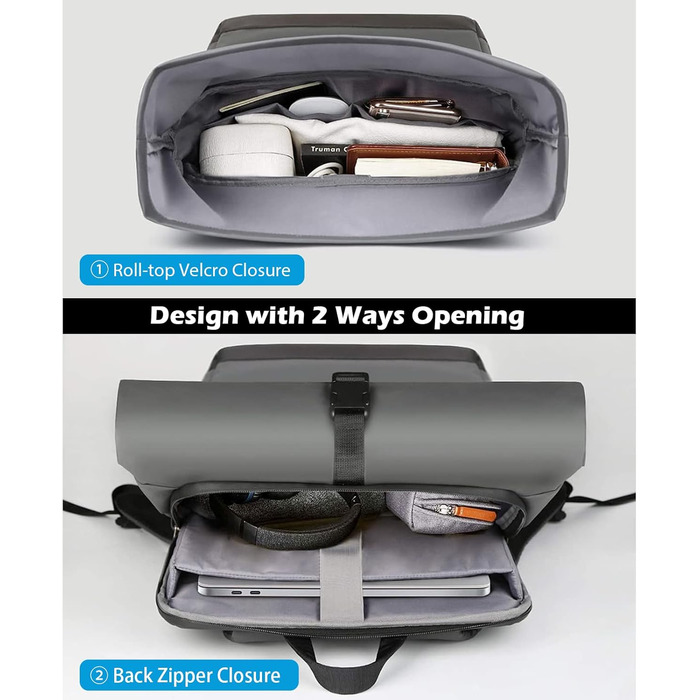 Рюкзак Rolltop з відділенням для ноутбука 15,6