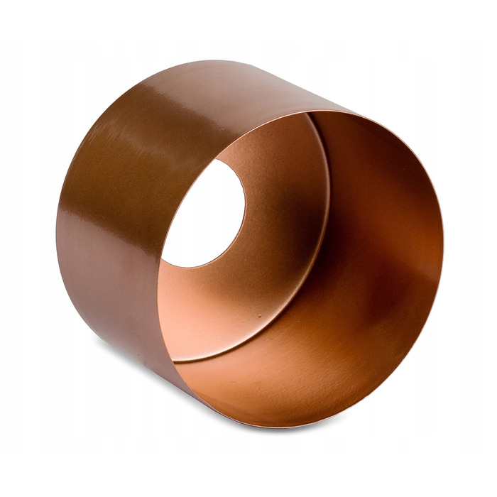 Стельна люстра в стилі лофт, мідна, на 3 цоколі E27