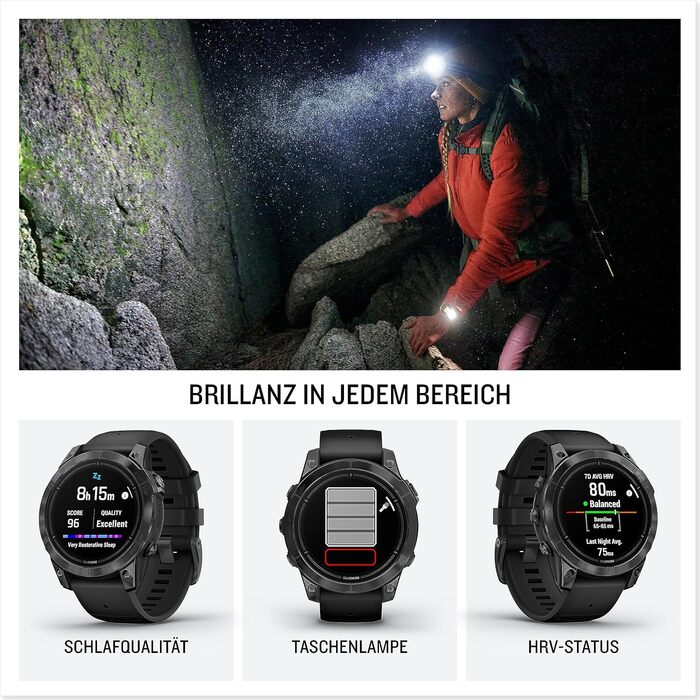 Розумний годинник Garmin Epix Pro 47mm: GPS, AMOLED, 60 спортивних програм, GarminPay