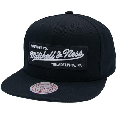 Кепка бейсболка Mitchell & Ness 2 Tone Box Logo Snapback - двоколірна, з прямим козирком