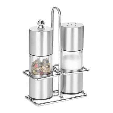 Relaxdays Spice Shaker & Spice Grinder 2-Piece Set