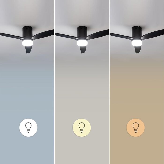 Вентилятор стельовий Cecotec EnergySilence Aero 5600 Aqua GoldBlack Connected, 132 см, 40 Вт, LED 20 Вт, 3 лопаті, 6 швидкостей, Wi-Fi, Зимовий/Літній режим, Таймер, золото-чорний