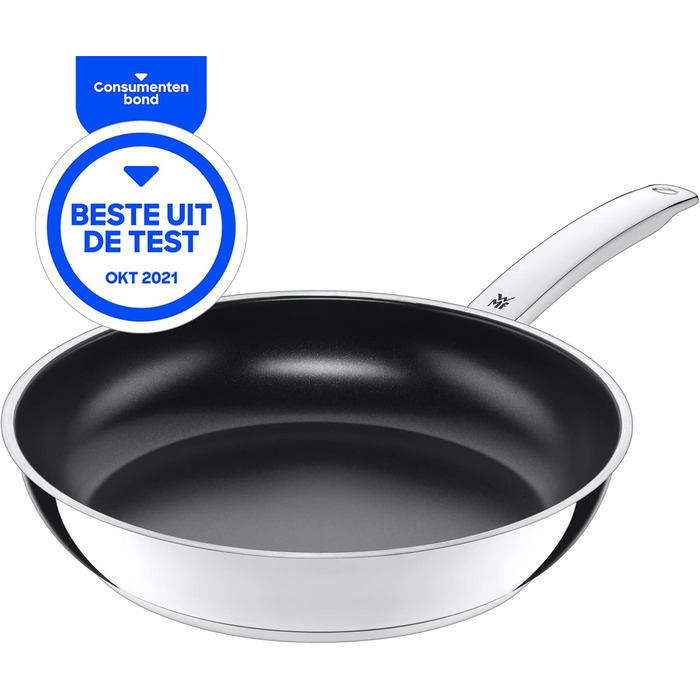 WMF Durado Induction Nonstick Fry Pan - 28cm Cromargan Stainless Steel with Ceramic Coating, Oven-Safe
