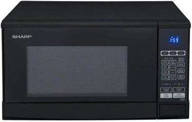 Мікрохвильова піч Sharp R-270BK Solo, 20 л, 800 Вт, чорна