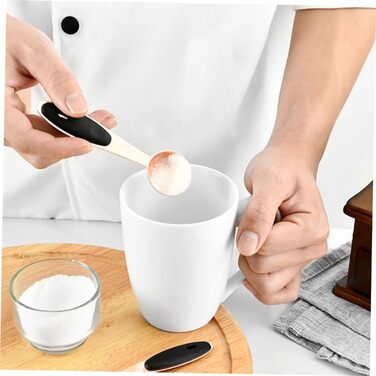 MAGICLULU 3 Sets Rose Gold Measuring Spoons, Measuring Cups, Scoops, Grill Plate, Baking Mold, Cocktail Spoon, Measuring Spoon, Kitchen Baking Utensils, Kitchen Accessories, Stainless Steel