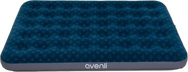 Надувний матрац для кемпінгу та дому AVENLI на 2 особи, 191x137x22 см, надувний, для відпочинку та гостей