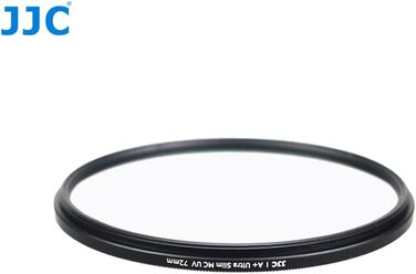 Фільтр JJC UV, 49 мм, ультратонкий, багатошарове покриття, захист від УФ, для об'єктивів Canon Sony DSLR з різьбою 49 мм (сріблястий)