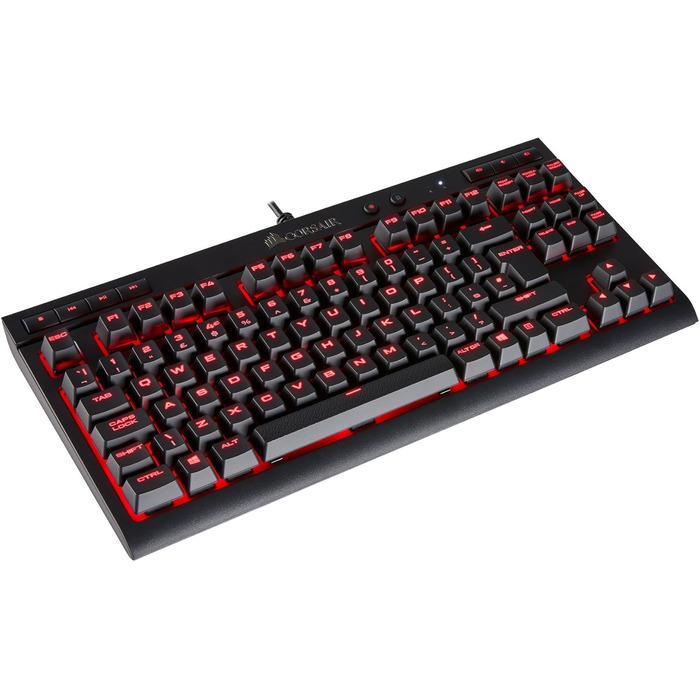 Механічна ігрова клавіатура Corsair K63 RGB з клавішами Cherry MX Rapidfire