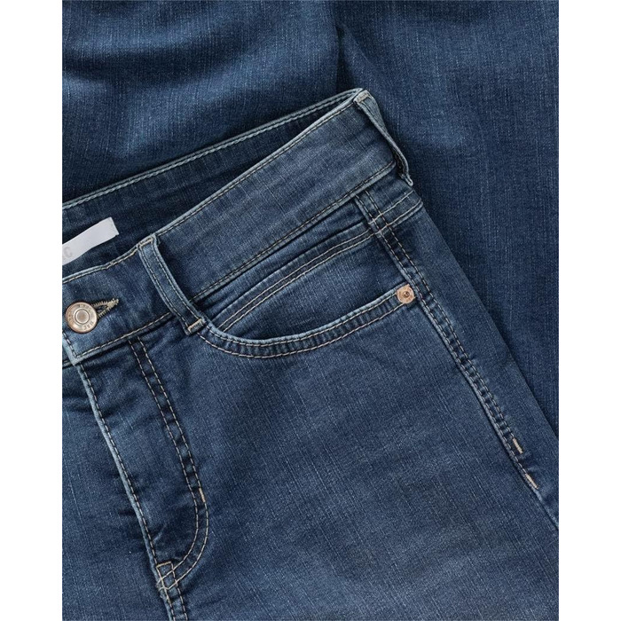 Жіночі джинси MAC Melanie Stretch Denim Grey (34W/32L, Mid Blue Used/L32) - Розтяжка, Сірий колір