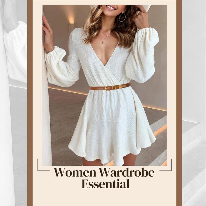 LEACOOLKEY 3 шт. жіночі шкіряні тонкі ремені для джинсів та суконь. В'язані ремені з золотистою та сріблястою пряжкою (100см). Розмір талії 66см-76см, (110см) Розмір талії 77см-91см, B-чорний+коричневий+бежевий (старовинне золото)