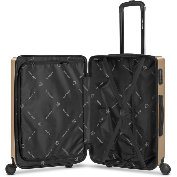 Набір валіз Smartbox Hartschalen Edition 03 (3 шт.) | ABS, тауп | З замком та колесами | Для жінок та чоловіків