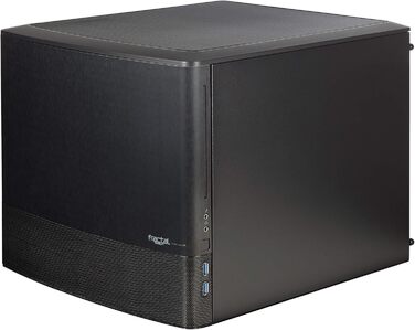 Комп'ютерний корпус Fractal Design Node 804 Black - mATX з високою продувністю та RGB підсвіткою