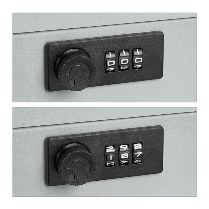 Relaxdays Combination Lock Cash Box