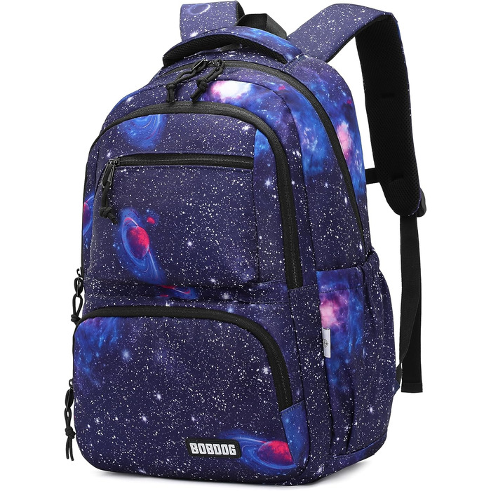 Шкільний рюкзак для хлопчиків Galaxy Print A-блакитний
