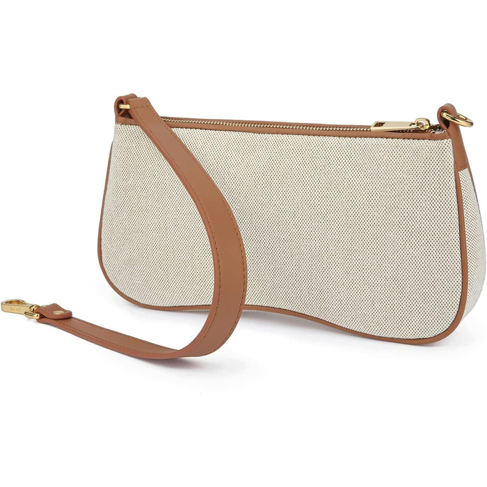 Сумка жіноча JW PEI Eva через плече бежева з полотна