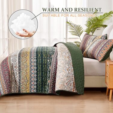 Пухова ковдра WONGS Bohemian, розмір King, 261.6 x 228.6 см, жовто-помаранчевий колір, 3 шт.