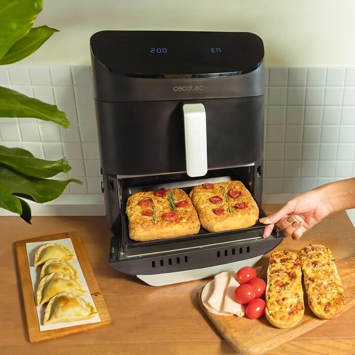 Фритюрниця, духовка та гриль Cecotec Cecofry FoodCourt 11000 Connected: 11 л, 1850 Вт, 3-в-1, 8 програм, Wi-Fi, 40-230ºC