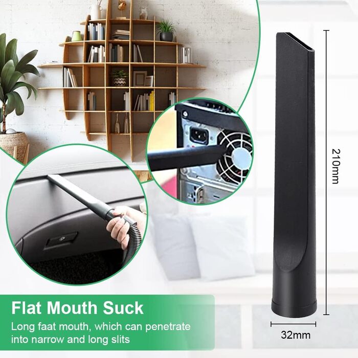 Універсальний набір насадок для пилососа 7 шт. 32-35 мм - сумісний з Kärcher, Miele, Siemens, AEG, Bosch